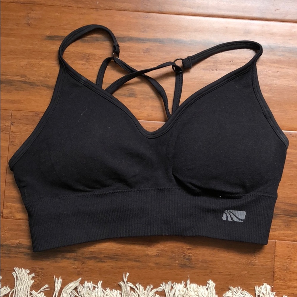 Black Crop Bra